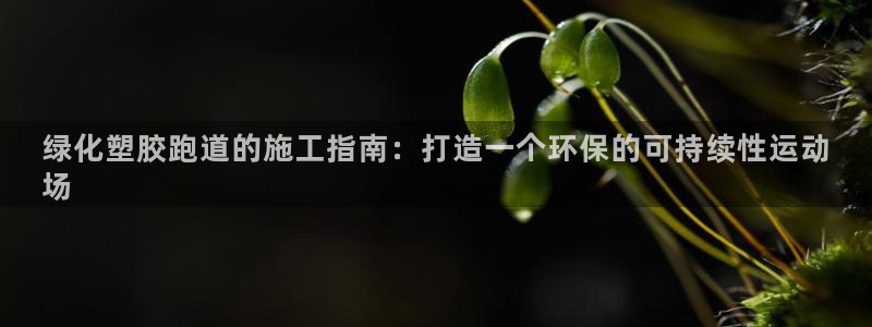尊龙ag：绿化塑胶跑道的施工指南：打造一个环保的可持