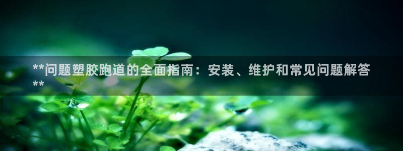 凯时kb88kb88：**问题塑胶跑道的全面指南：安装、维护