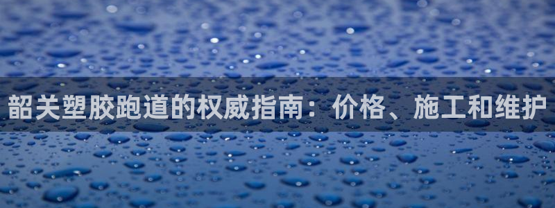 尊龙凯时老板是谁：韶关塑胶跑道的权威指南：价格、施工和维护