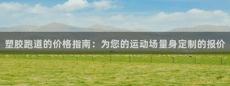 尊龙人生就是博中国区：塑胶跑道的价格指南：为您的运动